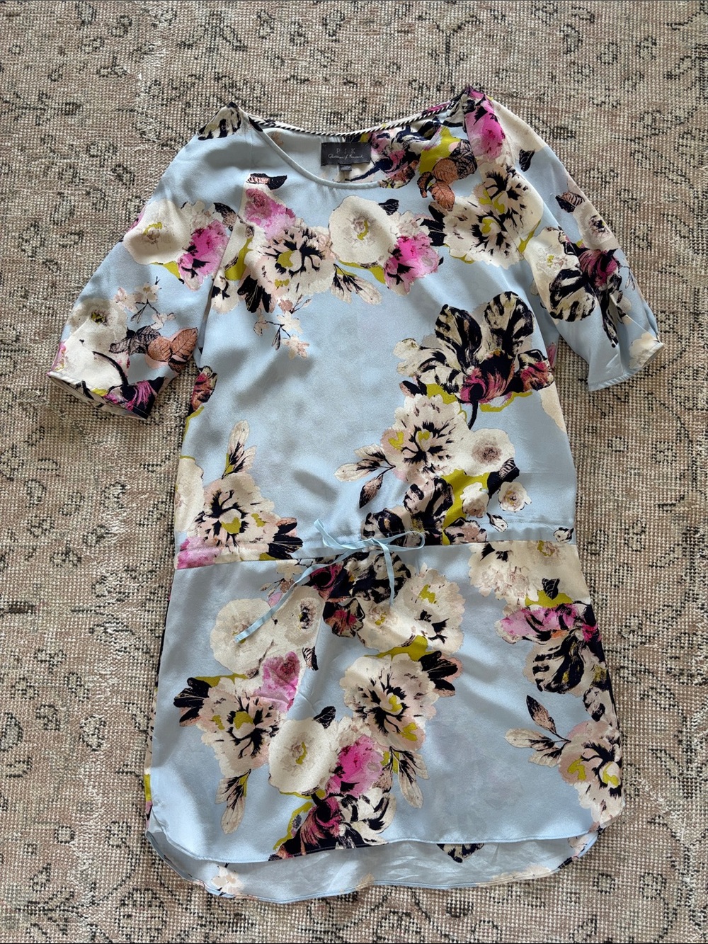 Patterson J. Kincaid shopbop 100% silk dress floral